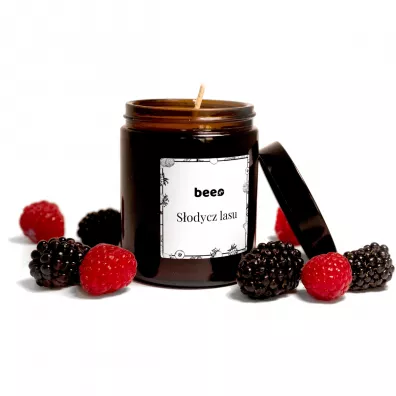 Bee.pl Naturalna wieca sojowa Sodycz Lasu 140 g
