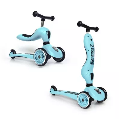Highwaykick 1 2w1 Jedzik i hulajnoga trjkoowa 1-5 lat Blueberry Scootandride