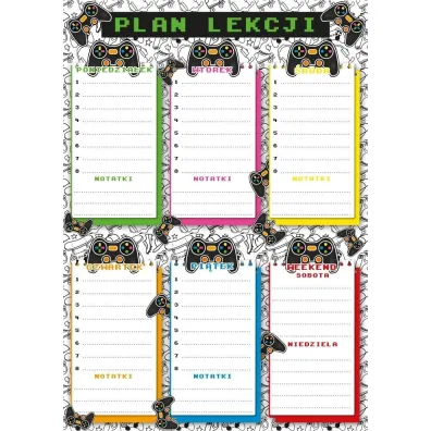 Henry Plan lekcji z tabliczk� mno�enia A4 Pad edu