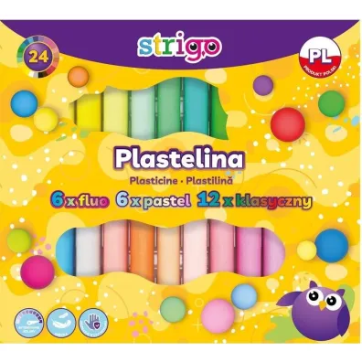 Strigo Plastelina 24 szt.