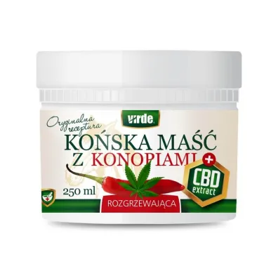 Virde Ko�ska ma�� z konopiami i CBD rozgrzewaj�ca 250 ml