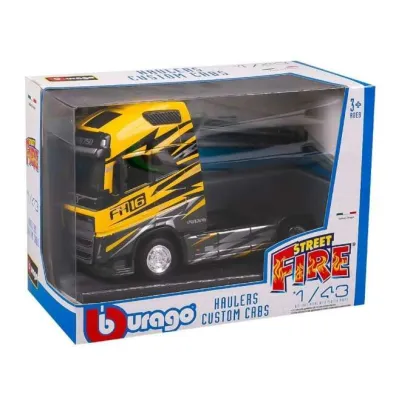 Bburago model volvo fh16 yellow metallic grey 1:43