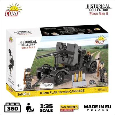8.8 cm FLAK 18 z w�zkiem transportowym