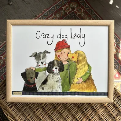 Alex Clark Podstawka pod laptopa LP18 Crazy Dog Lady Psiara