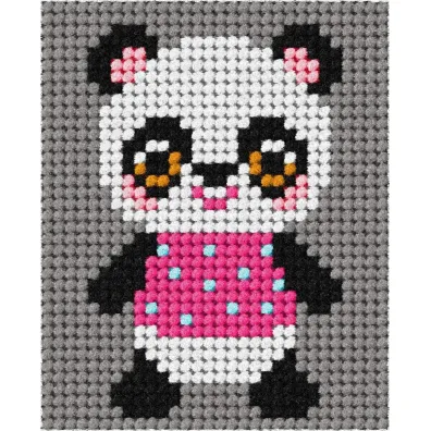 Zestaw do haftu Moje pierwsze wyszywanie Panda Anex-bis