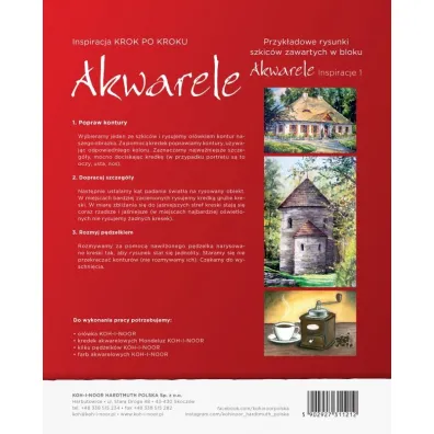 Koh-I-Noor Blok Akwarele Inspiracje A4 20 arkuszy