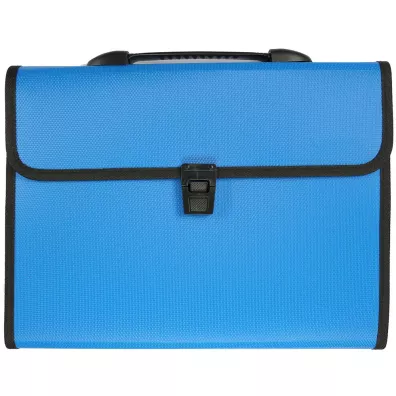 Titanum Teczka A4 z r�czk� 12 przegr�dek niebieska