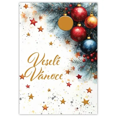 Trend Karnet Weso�ych �wi�t - Vesele Vanoce Cestina