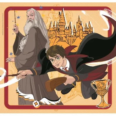 Puzzle 3x48 el. SuperColor. Harry Potter Clementoni