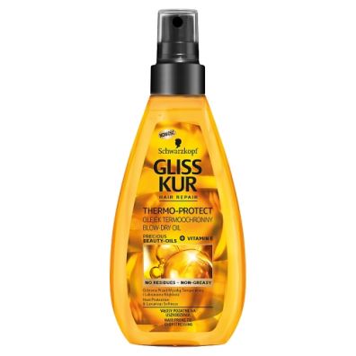 Gliss Kur Thermo-Protect Blow-Dry Oil olejek termoochronny do włosów 150 ml