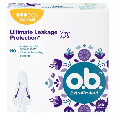 O.b. Tampony ExtraProtect Normal 56 szt.