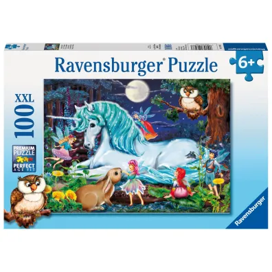 Puzzle 100 el. XXL W magicznym lesie Ravensburger