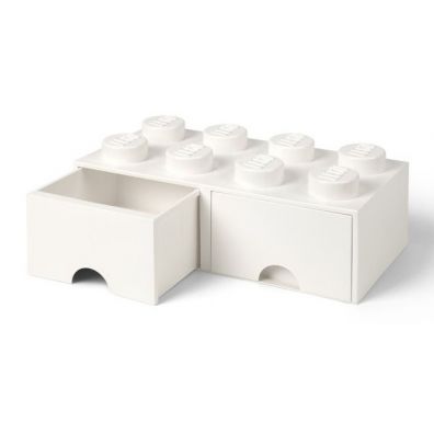 Akcesoria LEGO Podwjna szuflada klocek do przechowywania z 8 wypustkami