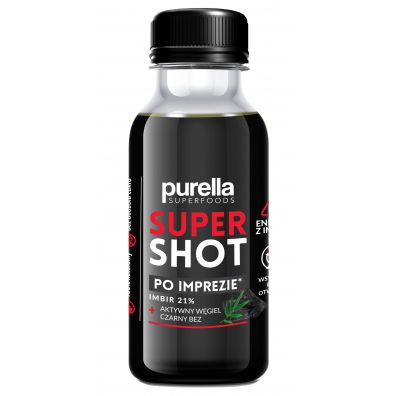 Purella Super Shot Po Imprezie imbir + czarny bez + węgiel 100 ml