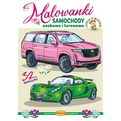 Samochody osobowe i terenowe. Malowanki. Seria z misiem - Ernest B��dowski, W�odzimierz Kruszewski