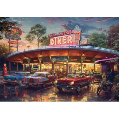 Puzzle 1000 Blend Cota Ameryka�ska restauracja Schmidt