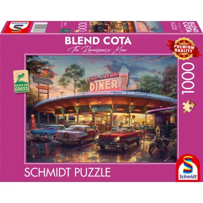 Puzzle 1000 Blend Cota Ameryka�ska restauracja Schmidt