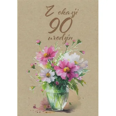 Trend Kartka okoliczno�ciowa Urodziny 90