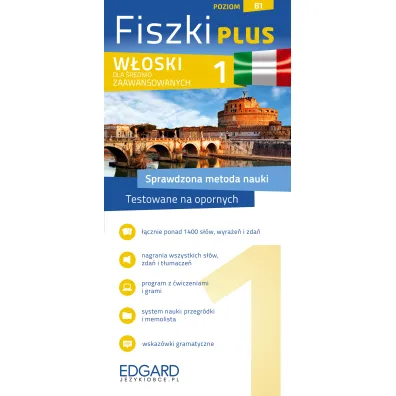 Fiszki plus. W�oski dla �rednio zaawansowanych. Poziom B1