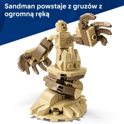 LEGO Super Heroes Epicka bitwa: Spider-Man kontra Sandman 76334