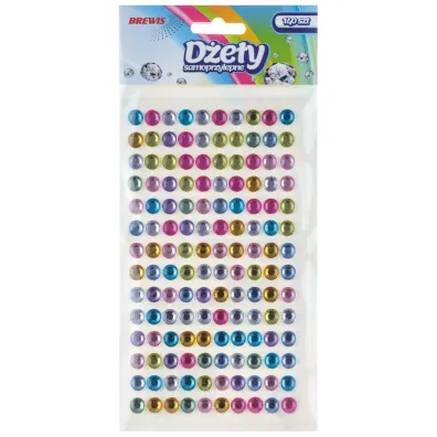 Brewis D�ety samoprzylepne multicolor 160 szt.