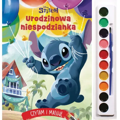 Czytam i maluj�. Urodzinowa niespodzianka. Disney Stitch