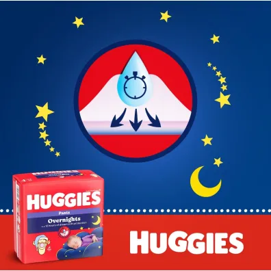 Huggies Pieluchomajtki na noc Overnight Lullaby 6 (15-25 kg) 22 szt.
