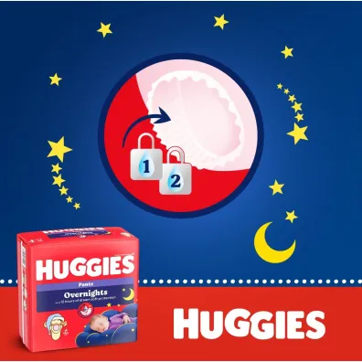 Huggies Pieluchomajtki na noc Overnight Lullaby 6 (15-25 kg) 22 szt.