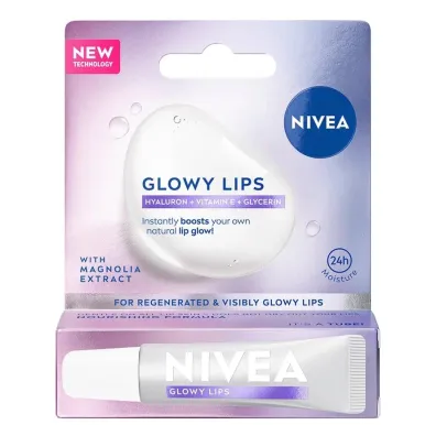 Nivea Glowy Lips balsam do ust z ekstraktem z Magnolii 10 ml