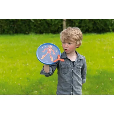 Gra zr�czno�ciowa Paletki rzucaj i �ap Robot Scratch