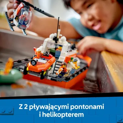 LEGO City ��d� ratunkowa i helikopter stra�y przybrze�nej 60504