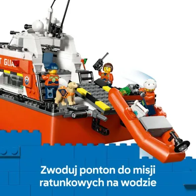 LEGO City ��d� ratunkowa i helikopter stra�y przybrze�nej 60504