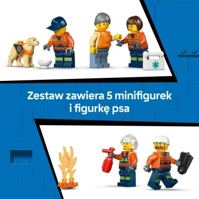 LEGO City ��d� ratunkowa i helikopter stra�y przybrze�nej 60504