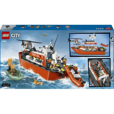 LEGO City ��d� ratunkowa i helikopter stra�y przybrze�nej 60504