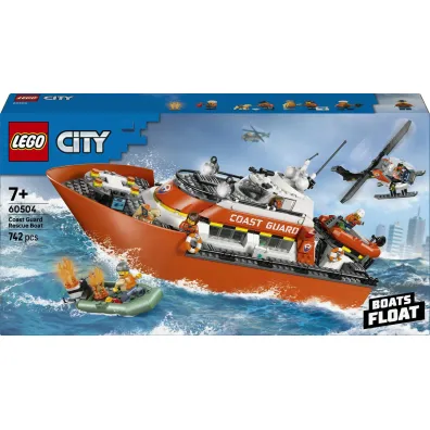 LEGO City ��d� ratunkowa i helikopter stra�y przybrze�nej 60504