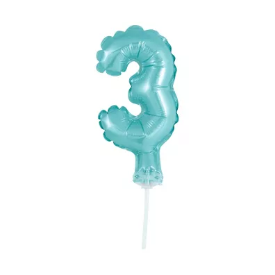 Godan Balon foliowy na patyczku BC-5BL3 Cyfra 3