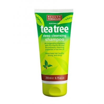 Beauty Formulas Tea Tree Deep Cleansing Shampoo oczyszczajcy szampon do wosw 200 ml
