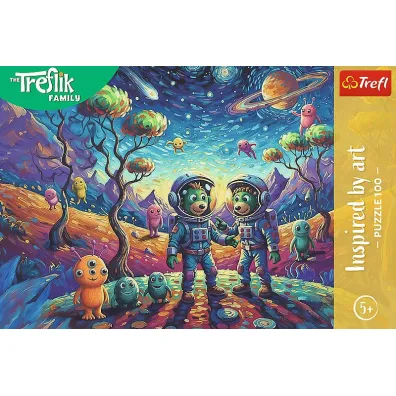Puzzle Kosmiczne fantazje 100 el. Inspired By Art Rodzina Treflik�w 16562