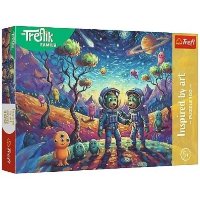 Puzzle Kosmiczne fantazje 100 el. Inspired By Art Rodzina Treflik�w 16562