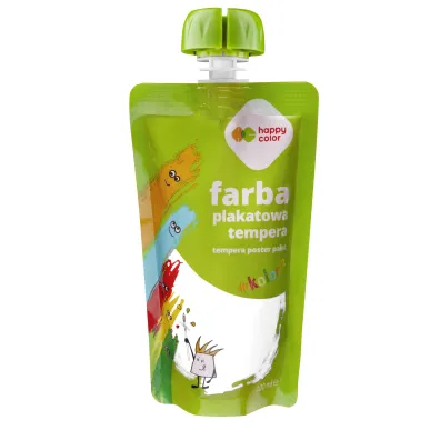Farba plakatowa tempera Happy Color biay 100 ml