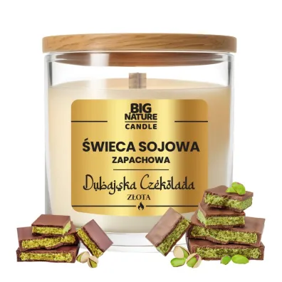 Big Nature �wieca Sojowa Dubajska Czekolada 215 g