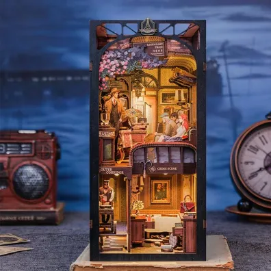 Puzzle Miniaturowy domek Book Nook Zagadka Orient Expressu Habarri