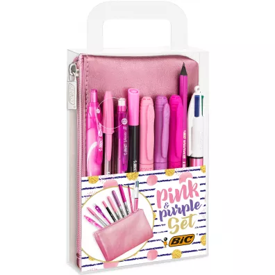 Bic Zestaw pink&purple