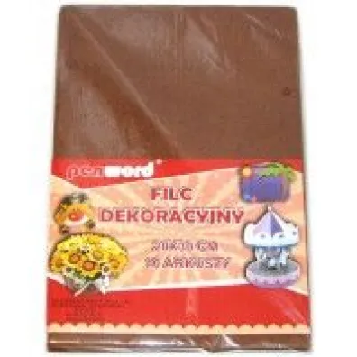 Polsirhurt Filc dekoracyjny br�zowy 20x30 "10