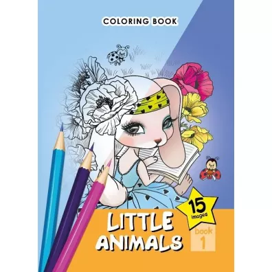 Kolorowanka A5 15 obrazk�w Ma�e zwierz�tka 1