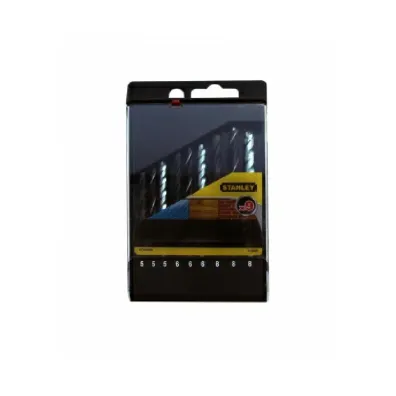 Stanley wiert�a zestaw mieszany 5,6,8mm metal, drewano, beton 9 szt.