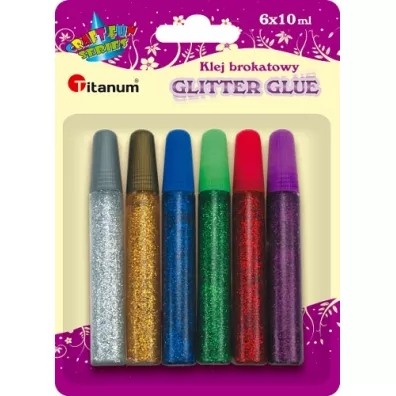 Titanum Klej brokatowy 6x10ml