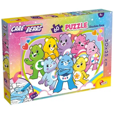 Troskliwe misie puzzle dwustronne 60el Lisciani