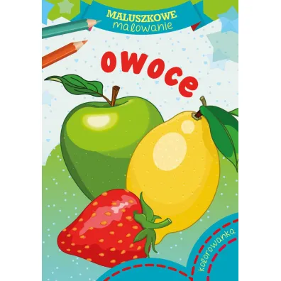 Pakiet dla przedszkolaka. Maluszkowe malowanie: Zabawki, Ptaki, Pieski, Owoce + Kredki Bambino