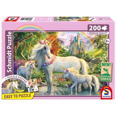 Puzzle 200 el. PQ Rodzina jednoro�c�w Schmidt